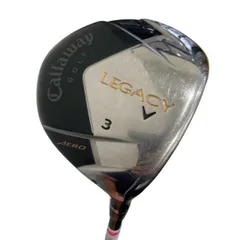 【中古】 キャロウェイ LEGACY AERO 3W フェアウェイウッド FW SPEED AMORPHOUS 50w (フレックスSR) メンズ 男性用 右利き 右用 Cランク ゴルフクラブ