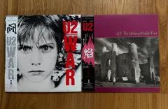 【国内盤・帯付き】U2 LPレコード 2枚セット『WAR(闘)』『焔』
