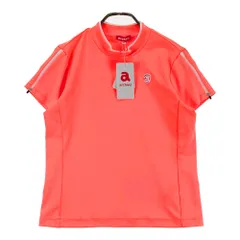 サイズ：40 ARCHIVIO アルチビオ 2024年モデル モックネック 半袖Tシャツ  オレンジ系 [240101664333] ゴルフウェア レディース ストスト