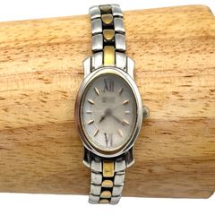 稼働　CITIZEN　シチズン　腕時計　ソーラー　B033-K006520　シェル文字盤　エコドライブ　コンビカラー　ブレスウォッチ　オーバル　レディース　アナログ　3針【bt3】