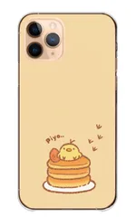 iPhone18_Pro ケース カバー アイフォン18プロ スマホケース ハードケース ひよこ ヒヨコ パンケーキ ホットケーキ スイーツ お菓子 ほのぼの ゆるい 可愛い かわいい カラー04
