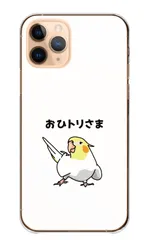 iPhone18_Pro ケース カバー アイフォン18プロ スマホケース ハードケース ダジャレ だじゃれ おやじギャグ 面白い おもしろい 動物 インコ 文鳥 カモメ チキン カラー01