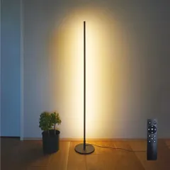 K◆間接照明 スタンドライト フロアライト フロアランプ リモコン付 調光調色 照明 スタンド おしゃれ floor lamp かんせつ照明 スタンド ライト ルームライト コーナー照明 寝室ライト 黒 a1875aec