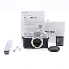 【ショット数5,435】FUJIFILM X-T30 III ボディ シルバー｜APS-C ミラーレス一眼 X-Trans CMOS 4 X-Processor 5 6.2K動画対応 富士フイルム【中古】