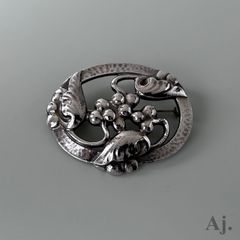 ジョージ ジェンセン ブローチ 375 AG925 ヴィンテージ ヘニング