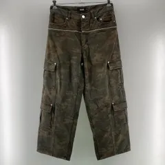 【中古】GOAR Zipper Waist Pants Camo 迷彩 M ゴア[24]
