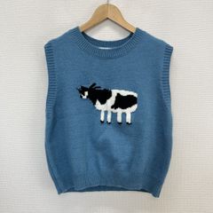 完売】MERLOT 牛柄ベスト - メルカリ