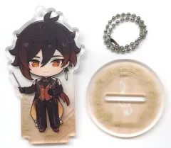 【中古】アクリルスタンド・アクリルパネル 鍾離 塵世華章シリーズ キャラデフォルメぷちスタンド 「原神 GENSHIN CONCERT 2023 Melodies of an Endless Journey」