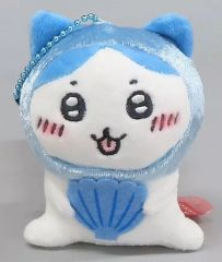 [Used] Keychain, Calico Cat (Pearl) Plush Keychain "Chiikawa - Something Small and Cute" Mie Prefecture Limited Edition