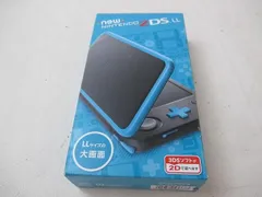 中古品 ゲーム New ニンテンドー2DS LL 本体 JAN-001 ブラック ターコイズ 動作品 箱付き