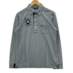 Munsing wear マンシングウェアポロシャツ sizeM/ネイビー×グレー