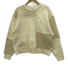the craft cew ザ・クラフト・クルー・プロダクツニット sizeM/アイボリー系