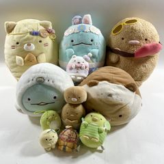 스미코구라시 상품 잡화 정리 상품 봉제인형 마스코트 등 펭귄 토카네 고양이 돈까스 현상품 1.76kg