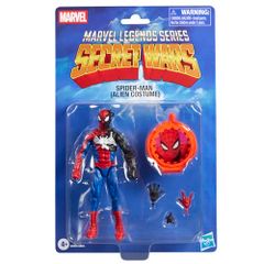 하즈브로(Hasbro)MARVEL 마블 레전드 시리즈 스파이더맨(외계인 코스튬),레트로 마블 코믹스 시크릿·워즈 콜렉터블 6 인치 액션 피규어 실드 부속 G2419 정규 72714bfa