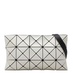 イッセイミヤケ バオバオ CARTON 斜めかけ ショルダーバッグ グレー ブラック ポリエステル PVC レディース ISSEY MIYAKE 1-0290511