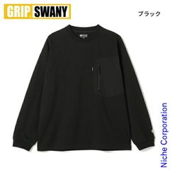 【新品】 GRIP SWANY(グリップスワニー) ギア ワイド ロングスリーブ Tシャツ GSMCT-229 アウトドア ウェア メンズ 長袖 胸ポケット 厚手