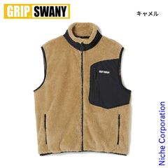 【新品】 GRIP SWANY(グリップスワニー) ギア フリース ベスト GSMCV-213 アウトドア ウェア アウター ユニセックス フリースベスト ボアベスト