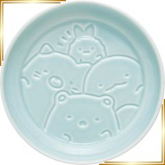 [신품] 산엑스(San-X) 스미코구라시 [언제라도 스스시 잡화] 간장 접시 TK24202 약 H20×90φ 0