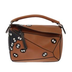 LOEWE×STUDIO GHIBLI 로에베 스튜디오 지브리 Puzzle Bag Small 이웃의 토토로 스와타리 퍼즐 백 스몰 브라운