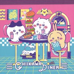 [중고] 노트 메모장 집합 (런치) 스퀘어 메모 DINER [치이카와 뭔가 작고 귀여운 녀석]