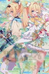 【中古】ポストカード 風真いろは 直筆サイン＆箔押し複製メッセージ入り間明田描き下ろしポストカード 「バーチャルYouTuber ホロライブ 秘密結社holoX 風真いろは 誕生日記念2024 誕生日記念フルセット 数量限定ver.」 購入特典