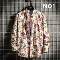花柄シャツ アロハシャツ メンズ レデイース 長袖シャツ カジュアルシャツ おしゃれ 男女兼用