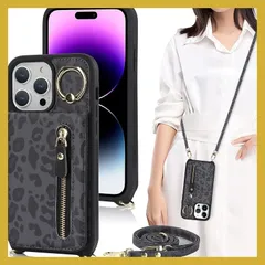 iPhone 14 pro Max ケース ショルダー リング付きケース ストラップケース 背面フリップ 手帳型 上下開 リング付き リング ストラップ ポシェット iPhone14proMax ケース iPhone14pro max アイホン14promax
