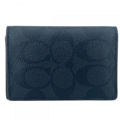중고 COACH コーチ 91633 シグネチャー カードケース 名刺入れ メンズ ブラック 26024264 KJ
