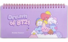[중고] 문방구 기타 주간 플래너(주간 스케줄장) Dream ver. [BT21]