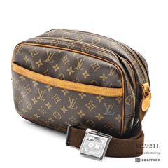 LOUIS VUITTON リポーターPM M45254 バッグ ショルダーバッグ ブラウン レディース