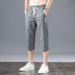 接触冷感 ジョガーパンツ メンズ 7分丈 ショットパンツ 3TYPE 快適 薄手 夏 春 涼しい ズボン 涼しい 肌触り 吸汗速乾 通気#ssgef