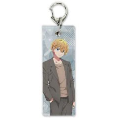 [Used] Keychain Aqua Graphic Tag "Oshi no Ko"