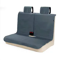 ★新品★TanYooカーシートカバー 防水 後席用 軽自動車適用 ずれにくい SBRボンディング シート保護 グレー（ヘッドレストカバー付き） 53eb14be