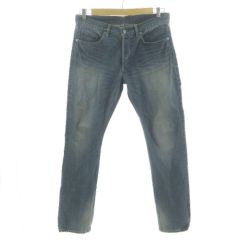 B&Y ユナイテッドアローズ BEAUTY&YOUTH ビューティー&ユース SLIM FIT ジーンズ 1214-219-6016 デニム ユーズド加工 コットン ブルー系 青系 32