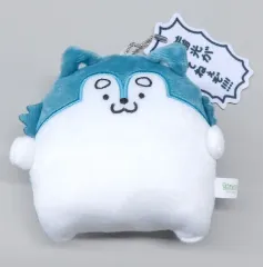 【中古】ぬいぐるみマスコット・ぬいぐるみバッジ ハスキー(蓄光が足りてねぇぞ!!!!) ボールチェーン付きセリフぬいぐるみ 「蓄光で光るハスキー」
