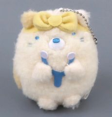 [중고] 봉제인형 마스코트·봉제인형 배지 고양이 나이트 루틴 볼 체인 부착 봉제인형 [스미코 빙글빙글]