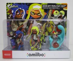 amiibo Splatoon Triple Set: Octolin/Inkling/Small Salmon amiibo