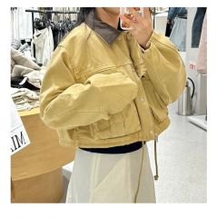 マルチウェイミリタリー裾ドロストスタンドブルゾン チャオパニック