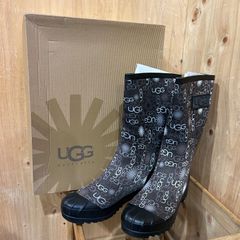 D&G DOLCE&GABBANA レインブーツ 長靴 レオパード柄 ブラック - メルカリ