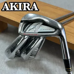 AKIRA　アキラ　メンズゴルフ　アイアン3本セット　スチール　S　右利き用　キャビティー　日本シャフト　N.S.PRO　950GH　地クラブ
