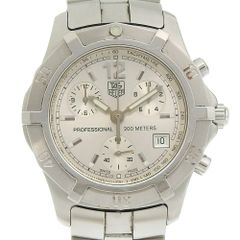 【TAG HEUER】タグホイヤー エクスクルーシブ CN1111 ステンレススチール クオーツ クロノグラフ メンズ シルバー文字盤 腕時計