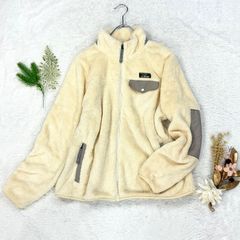 L.L.Bean エルエルビーン ウィメンズ エルエルビーン ハイ パイル フリース フルジップ ジャケット ジップアップ オフホワイト レディース L 505922