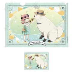 [Brand New] Goods Set 4. Anya & Bond Summer Outing A4 Clear File & Bromide Set "TV Anime SPY×FAMILY"
