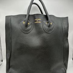 CSM474 YOUNG & OLSEN ヤングアンドオルセン レザー トートバッグ ブラック バッグ