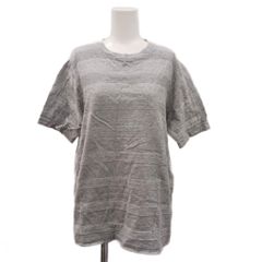 マッキントッシュフィロソフィー MACKINTOSH PHILOSOPHY Tシャツ 38 グレー ボーダー柄 クルーネック 半袖 /LP ■MA