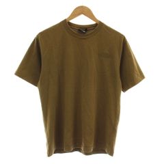 ザノースフェイス THE NORTH FACE Tシャツ M カーキ 無地 ラウンドネック 半袖 /DU ■MA