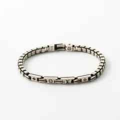 新品 ルイヴィトン Louis Vuitton ブレスレット BRACELET Mサイズ シルバー