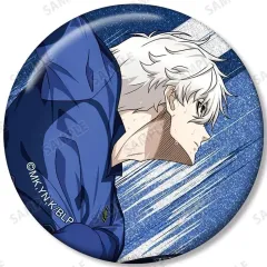 【中古】バッジ・ピンズ 凪誠士郎(胸上) 「ブルーロック 描き下ろし 戦う背中×雨ver. トレーディンググリッター缶バッジ」