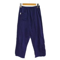 ソウソウ SOU SOU パンツ F 紫 無地 ウエストゴム クロップド丈 /JP