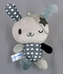 【新品】ぬいぐるみマスコット・ぬいぐるみバッジ ウサハナ(モノクロ) マスコットコレクション 「サンリオキャラクターズ」